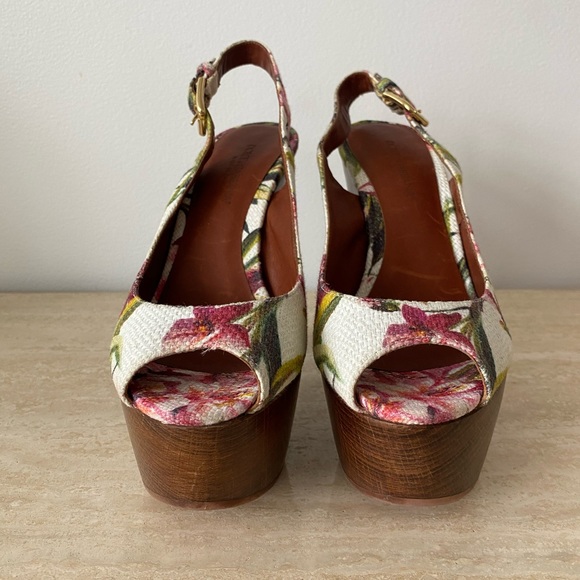 Brand New Dolce & Gabbana Floral Platform Heels - Picture 6 of 8